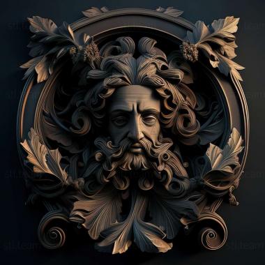 3D model baroque (STL)